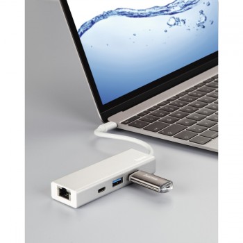 USB TYPE-C HUB (2x USB-A, USB-C, LAN)