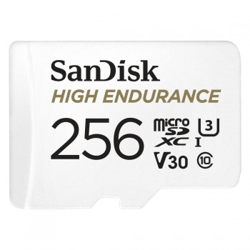 SANDISK MICRO SDXC KÁRTYA HIGH ENDURANCE 256GB,100 MB/S,C10,U3,V30