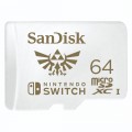 SANDISK microSDXC KÁRTYA NINTENDO SWITCH 64GB, 100MB/s, U3, C10, A1, UHS-1