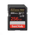 SANDISK SDXC EXTREME PRO KÁRTYA 256GB, 200/140 MB/s , UHS-I, Class 10, U3, V30