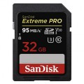 SANDISK SDHC EXTREME PRO KÁRTYA 32GB, 100/90 MB/s , UHS-I, Class 10, U3, V30