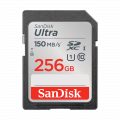 SANDISK SDXC ULTRA KÁRTYA 256GB, 150MB/s CL10 UHS-I