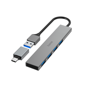 USB 3.2 GEN1 HUB 1:4 PORT 5GB/s + USB TYPE-C OTG