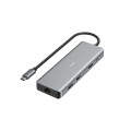 FIC USB 3.1 TYPE-C,9IN1 DOKK. ADAPTER(4xUSB3.1, 2xHDMI, LAN, USB-C, PD)