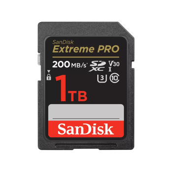 SANDISK SDXC EXTREME PRO KÁRTYA 1TB, 200/140 MB/s , UHS-I, Class 10, U3, V30