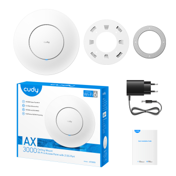 CUDY AX3000 WiFi6 GIGABIT 2,5G ACCESS POINT