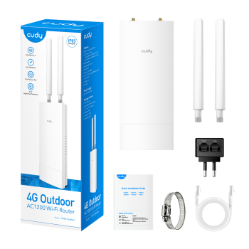 CUDY AC1200 KÜLTÉRI 4G LTE CAT4  ROUTER