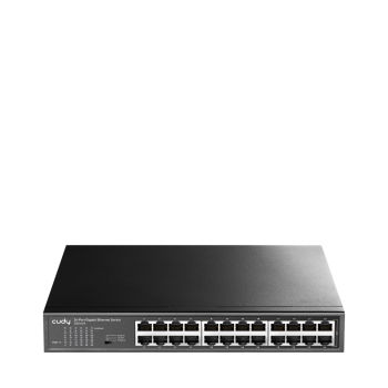 CUDY 24-PORT GIGABIT METAL SWITCH