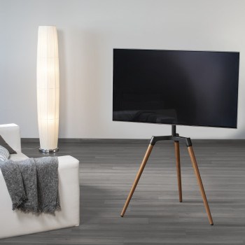 HAMA TV TARTÓ ÁLLVÁNY DIÓFA SZÍNŰ LÁBAKKAL, 400X400, 65
