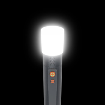 LED ZSEBLÁMPA „FLX1200-C”, TÖLTHETŐ, ALUMÍNIUM, 4 ÜZEMMÓD + SOS, ÜTÉSÁLLÓ, ZOOM