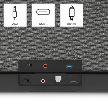 HAMA DIGITÁLIS VEZETÉK NÉLKÜLI TV HANGSZÓRÓ, 2,4GHZ+BLUETOOTH