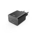 HÁLÓZATI TÖLTŐ, TYPE-C "PD" 20W, FEKETE