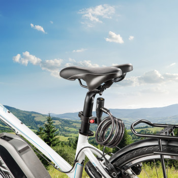 HAMA KERÉKPÁR SPIRÁL KÁBEL ZÁR, 120 CM