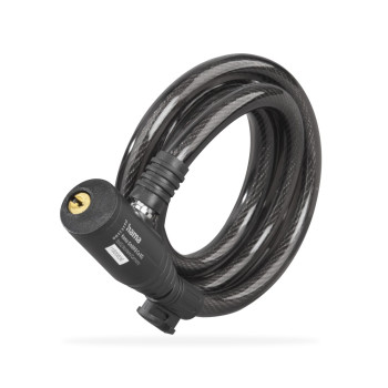 HAMA KERÉKPÁR SPIRÁL KÁBEL ZÁR, 120 CM