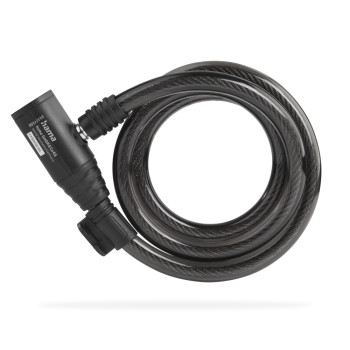 HAMA KERÉKPÁR SPIRÁL KÁBEL ZÁR, 120 CM