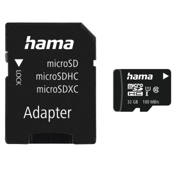 HAMA MICROSD KÁRTYA 32GB, 100MB/S, CL10