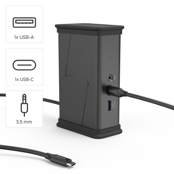 USB 3.1 USB-C, 9IN1 DOKKOLÓ ADAPTER (2x HDMI™, USB-A, USB-C, LAN)