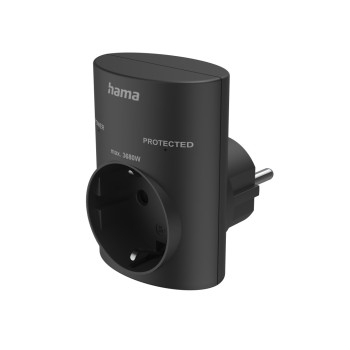 HÁLÓZATI TÚLFESZÜLTSÉG VÉDŐ ADAPTER, FEKETE