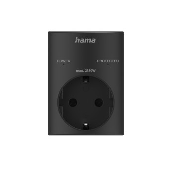 HÁLÓZATI TÚLFESZÜLTSÉG VÉDŐ ADAPTER, FEKETE