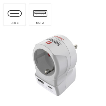 UTAZÓADAPTER EURÓPA - USA
