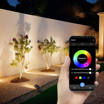 OKOS WIFI KERTI LED REFLEKTOR, RGBW, MATT, IP65, 7W