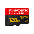 SANDISK microSDXC EXTREME PRO KÁRTYA 128GB, UHS-I, R250MB/S, W120MB/S, 5K, 4K UHD