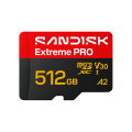 SANDISK microSDXC EXTREME PRO KÁRTYA 512GB, UHS-I, R250MB/S, W170MB/S, 5K, 4K UHD
