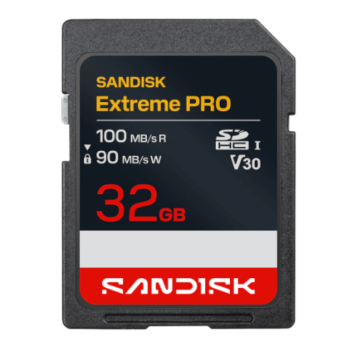 SANDISK SDHC Extreme PRO 32GB, 100/90MB/s, UHS-I, V30, U3, 4K UHD