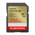 SANDISK SDXC Extreme GO 256GB UHS-I,V30, U3, C10, R230MB/s, W150MB/s