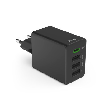 HÁLÓZATI TÖLTŐ, 3xUSB + TYPE-C 